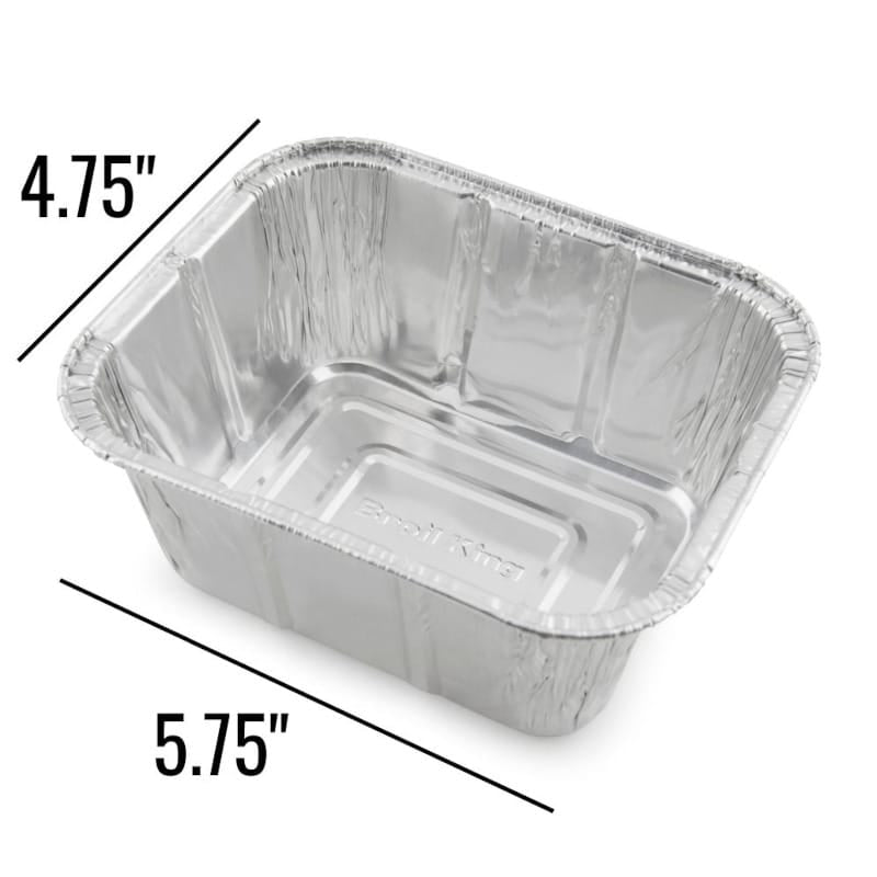 Broil King Barbecue Accessories > Cleanup & Maintenance > Grease Tray & Liners Broil King 4.75” x 5.75” Pellet Grill Grease Drip Pan (3 pk.) - 50417
