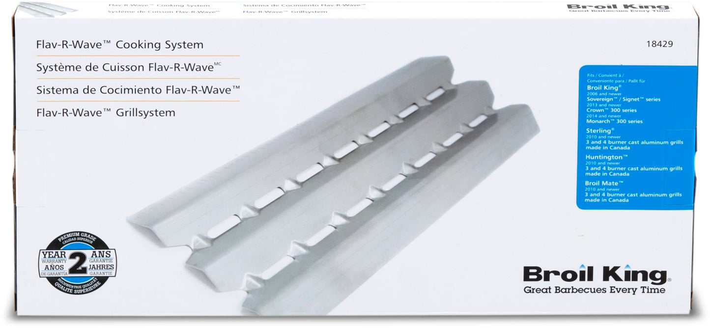 Broil King Heat Deflectors Broil King 13.75" x 6.25" Signet & Sovereign Flav-R-Wave - 18429