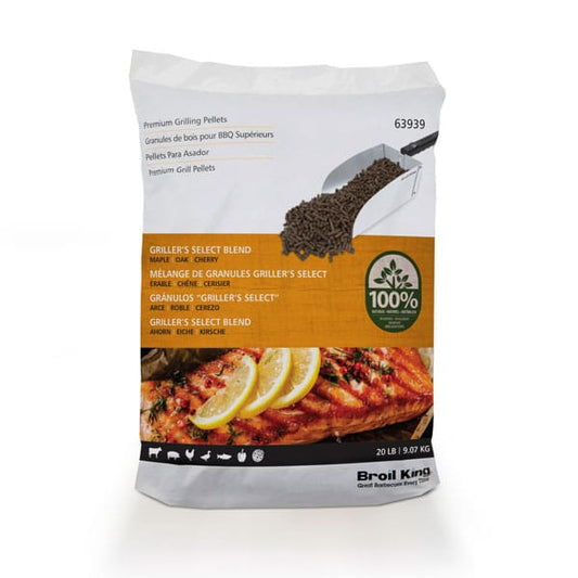 Broil King Wood & Charcoal > Smoke Pellets Broil King Pellets - Griller's Select Blend - 20lb Bag