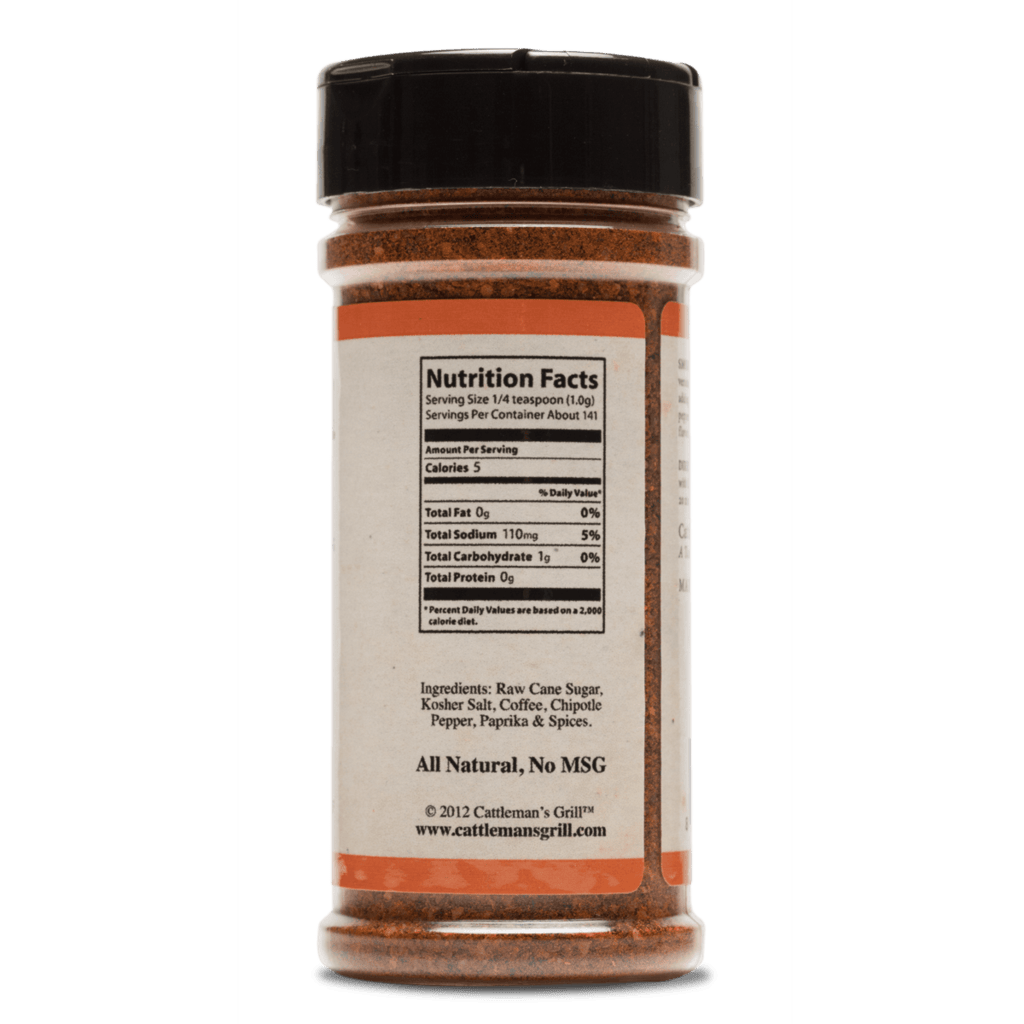 Cattleman's Grill Edibles > Seasoning > Rubs Cattleman's Grill Smoky Chipotle Coffee Steak Seasoning