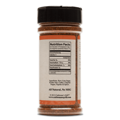 Cattleman's Grill Edibles > Seasoning > Rubs Cattleman's Grill Smoky Chipotle Coffee Steak Seasoning