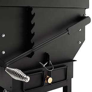 Yoder Flat Top 24"x48" Charcoal Grill Adjustable Level