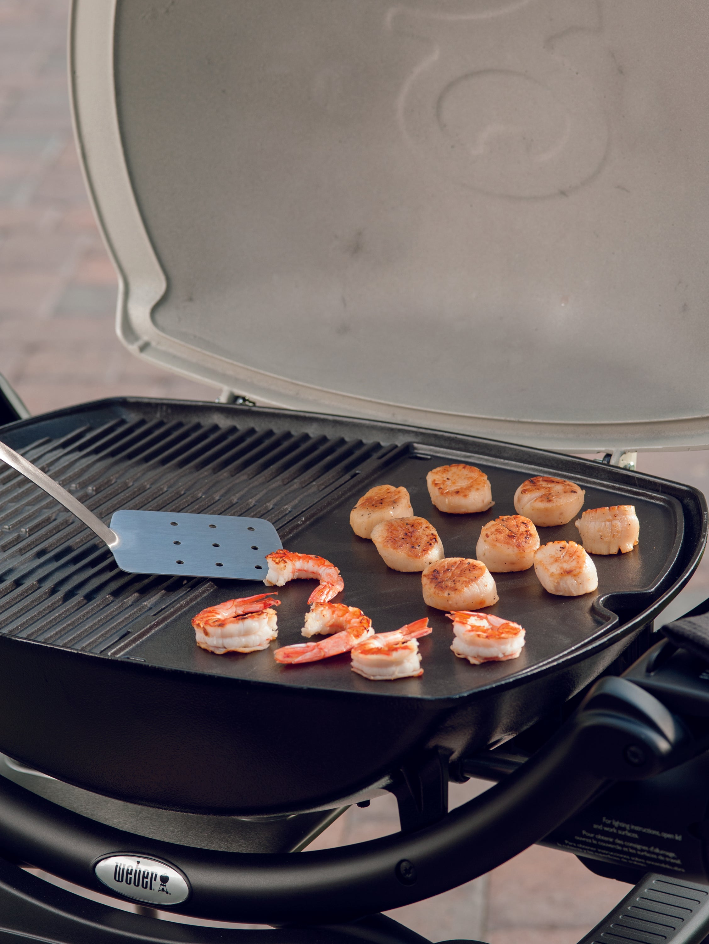 Gas grill 2024 cast iron griddle