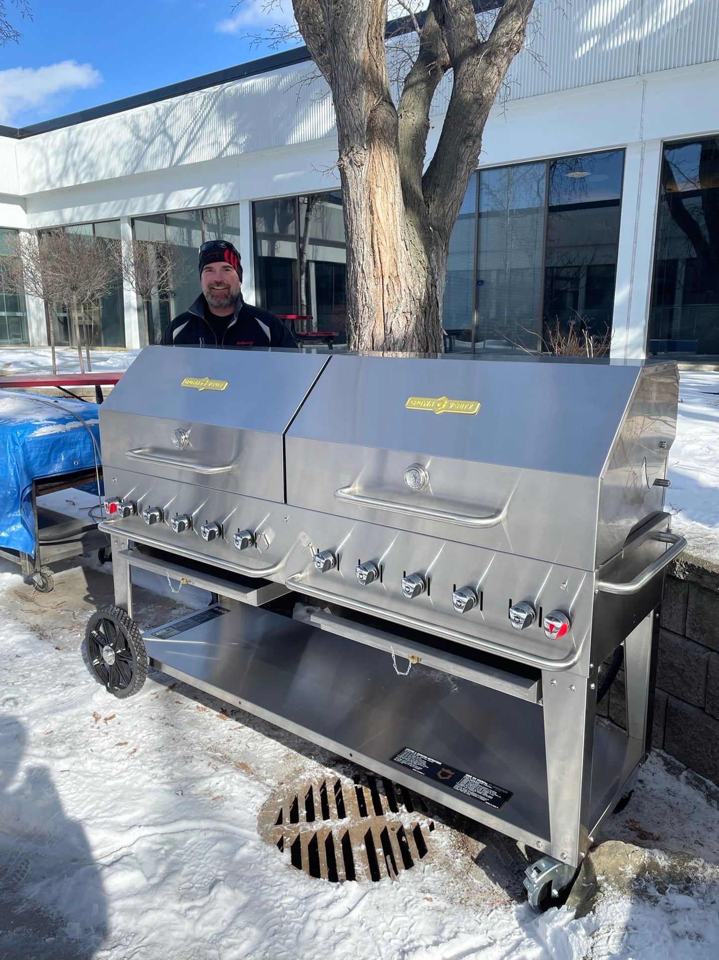 Crown Verity Outdoor Cooking > Gas Grills > BBQs Crown Verity Mobile Grill Dome Pkg - 30", 36", 48", 60", 72"