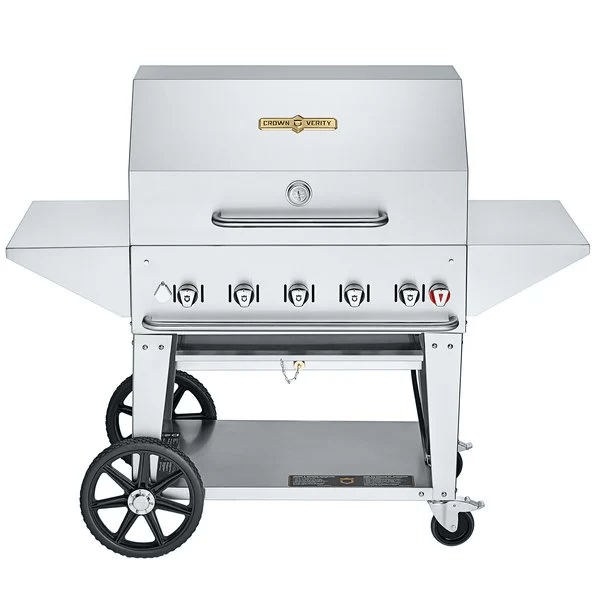 Crown Verity Outdoor Cooking > Gas Grills > BBQs Natural Gas / 36" Crown Verity Mobile Grill PRO Pkg - 30", 36", 48"