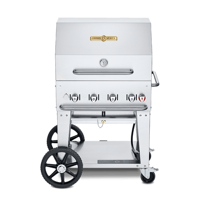 Crown Verity Outdoor Cooking > Gas Grills > BBQs Propane / 30" Crown Verity Mobile Grill Dome Pkg - 30", 36", 48", 60", 72"