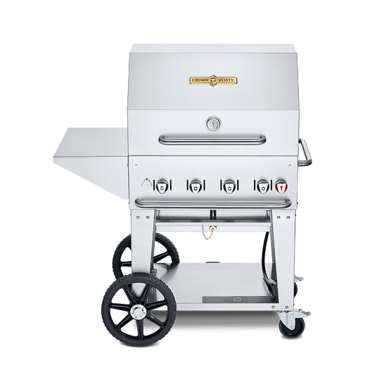 Crown Verity Outdoor Cooking > Gas Grills > BBQs Propane / 30" Crown Verity Mobile Grill Pkg - 30", 36", 48"