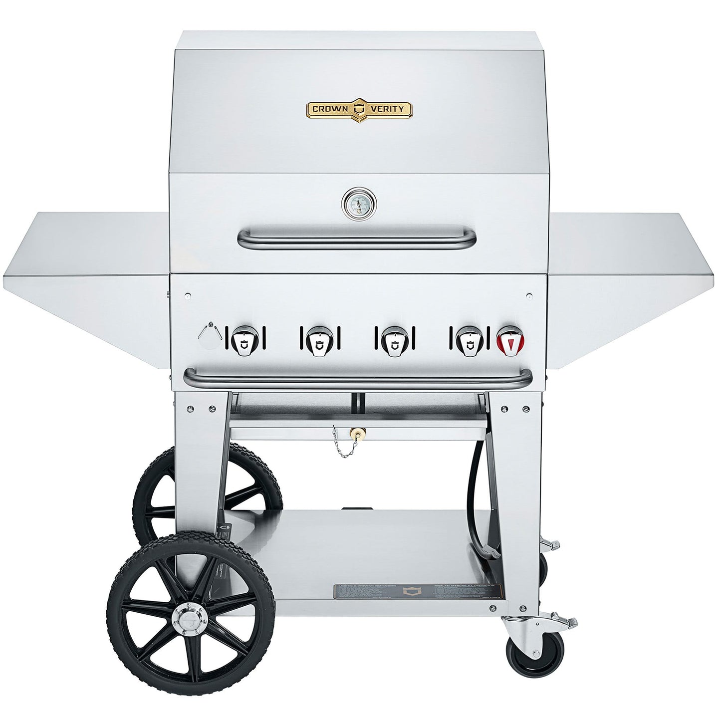 Crown Verity Outdoor Cooking > Gas Grills > BBQs Propane / 30" Crown Verity Mobile Grill PRO Pkg - 30", 36", 48"
