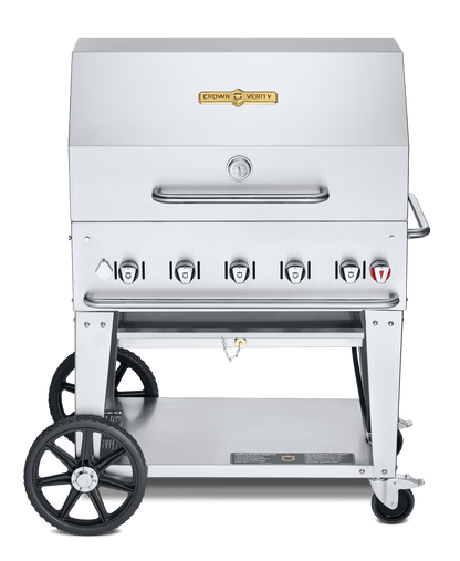 Crown Verity Outdoor Cooking > Gas Grills > BBQs Propane / 36" Crown Verity Mobile Grill Dome Pkg - 30", 36", 48", 60", 72"