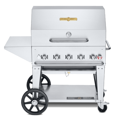 Crown Verity Outdoor Cooking > Gas Grills > BBQs Propane / 36" Crown Verity Mobile Grill Pkg - 30", 36", 48"