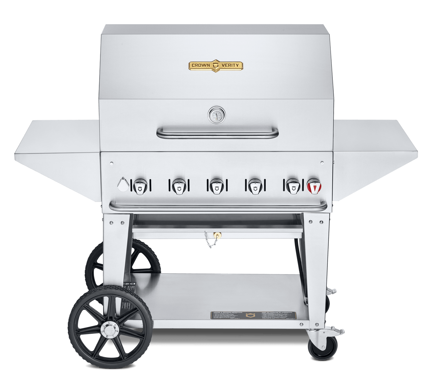 Crown Verity Outdoor Cooking > Gas Grills > BBQs Propane / 36" Crown Verity Mobile Grill PRO Pkg - 30", 36", 48"
