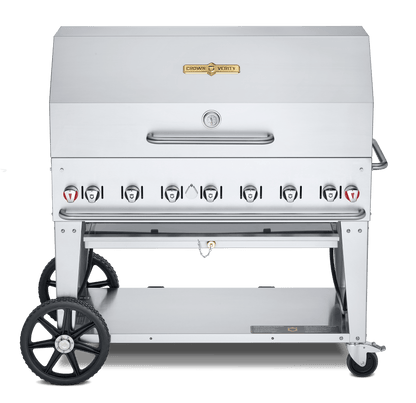 Crown Verity Outdoor Cooking > Gas Grills > BBQs Propane / 48" Crown Verity Mobile Grill Dome Pkg - 30", 36", 48", 60", 72"