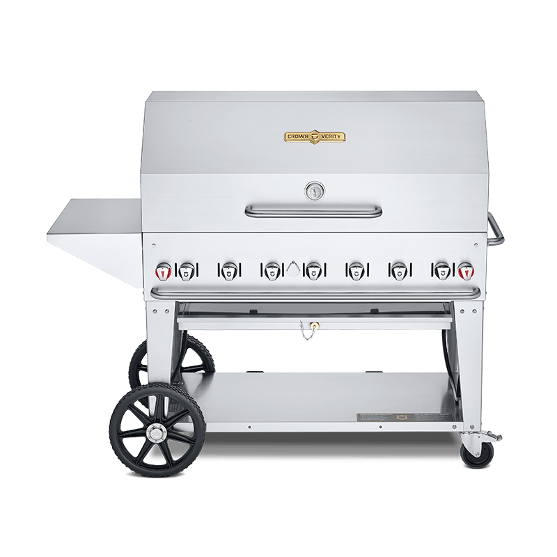 Crown Verity Outdoor Cooking > Gas Grills > BBQs Propane / 48" Crown Verity Mobile Grill Pkg - 30", 36", 48"