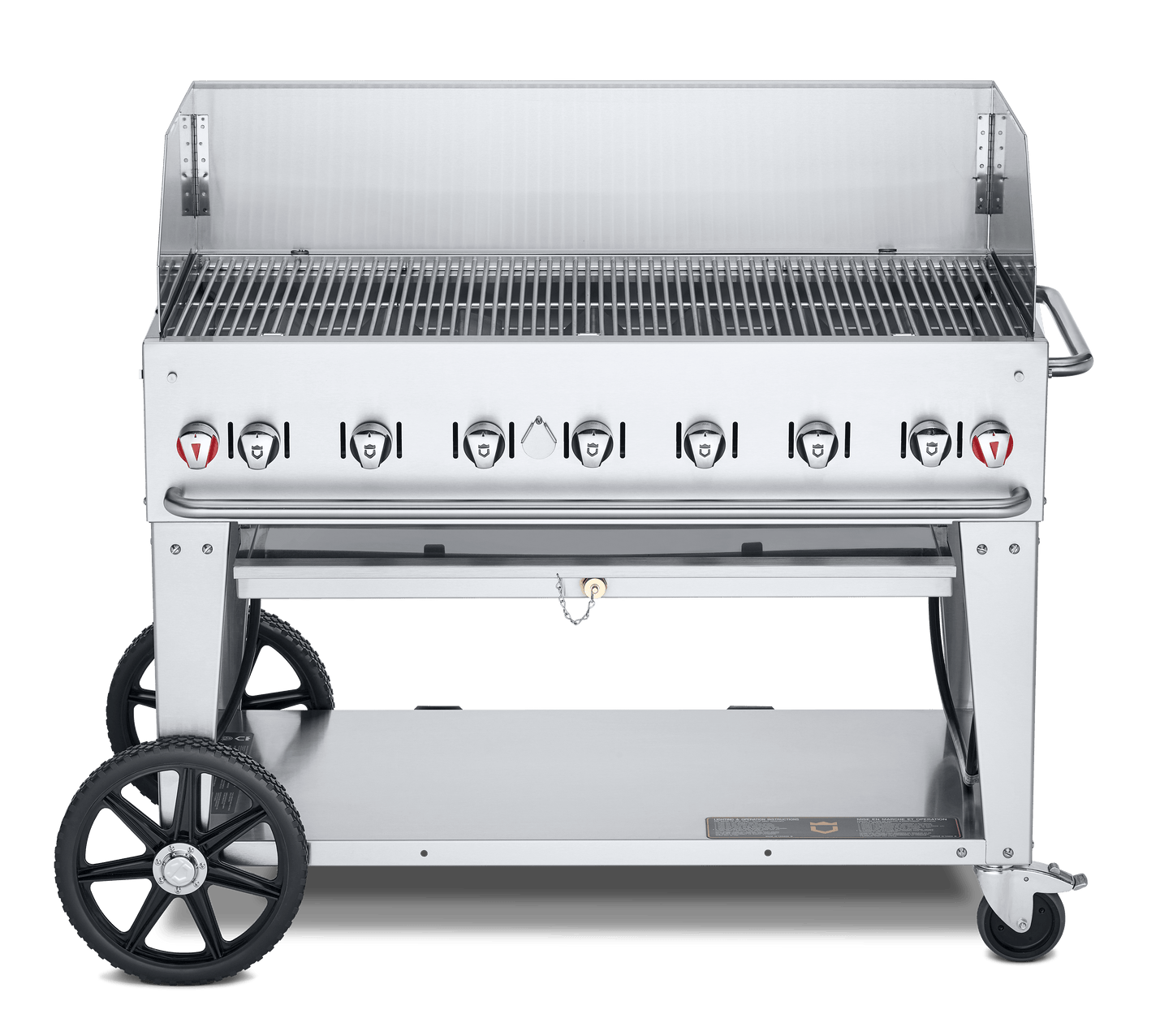 Crown Verity Outdoor Cooking > Gas Grills > BBQs Propane / 48" Crown Verity Mobile Grill Wind Guard Pkg - 30", 36", 48", 60", 72"