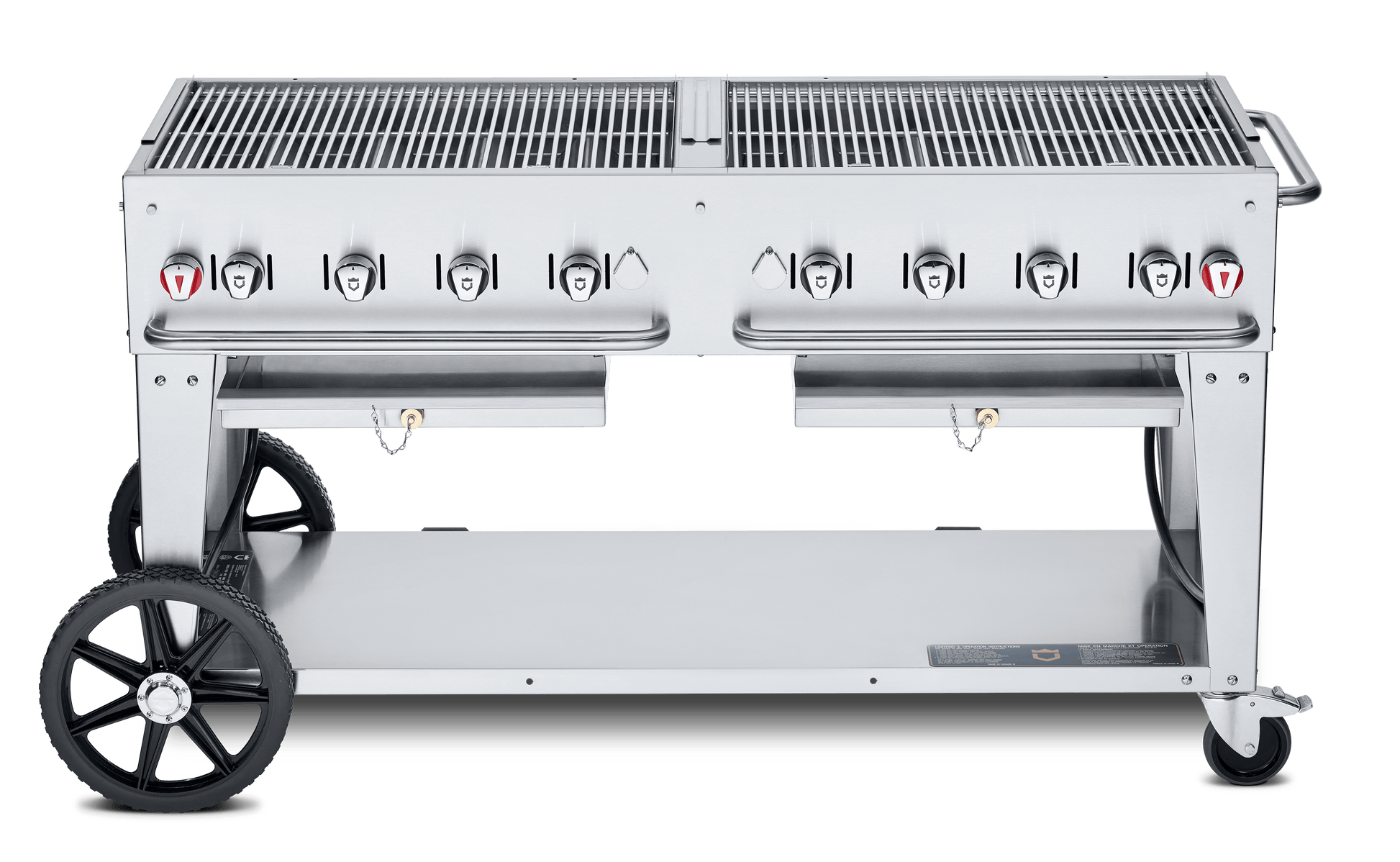 Crown Verity Outdoor Cooking > Gas Grills > BBQs Propane / 60" Crown Verity Mobile Grill - 30", 36", 48", 60", 72"