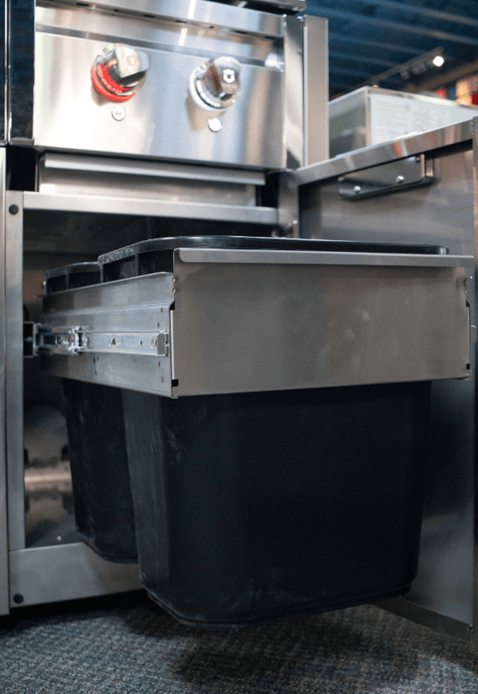 Crown Verity Outdoor Cooking > Outdoor Kitchens > Built In > Accessory Components Crown Verity Infinite Series Garbage Bin 28 QT. / 7 Gallon for Garbage Holders