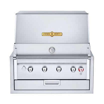 Crown Verity Outdoor Cooking > Outdoor Kitchens > Built In > Grill Heads Natural Gas / 30" Crown Verity Infinite Series Infinite Series Built-in Grill Heads - 30", 36", 42", 48"