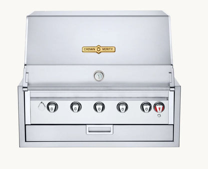 Crown Verity Outdoor Cooking > Outdoor Kitchens > Built In > Grill Heads Natural Gas / 36" Crown Verity Infinite Series Infinite Series Built-in Grill Heads - 30", 36", 42", 48"