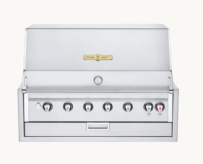 Crown Verity Outdoor Cooking > Outdoor Kitchens > Built In > Grill Heads Natural Gas / 42" Crown Verity Infinite Series Infinite Series Built-in Grill Heads - 30", 36", 42", 48"