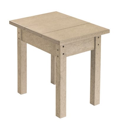 CRP Outdoor Living > Patio Furniture > Resin Beige C.R. Plastic Products  SMALL RECTANGULAR TABLE