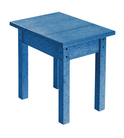 CRP Outdoor Living > Patio Furniture > Resin Blue C.R. Plastic Products  SMALL RECTANGULAR TABLE
