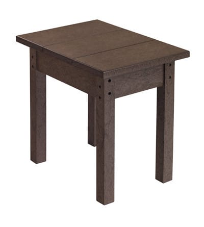 CRP Outdoor Living > Patio Furniture > Resin Chocolate C.R. Plastic Products  SMALL RECTANGULAR TABLE