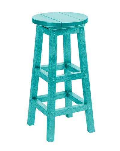 CRP Outdoor Living > Patio Furniture > Resin Turquoise CRP Bar Stool