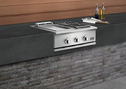 DCS Outdoor Cooking > Outdoor Kitchens > Built In > Accessory Components DCS Series 9 30" Griddle/Side Burner - Natural Gas