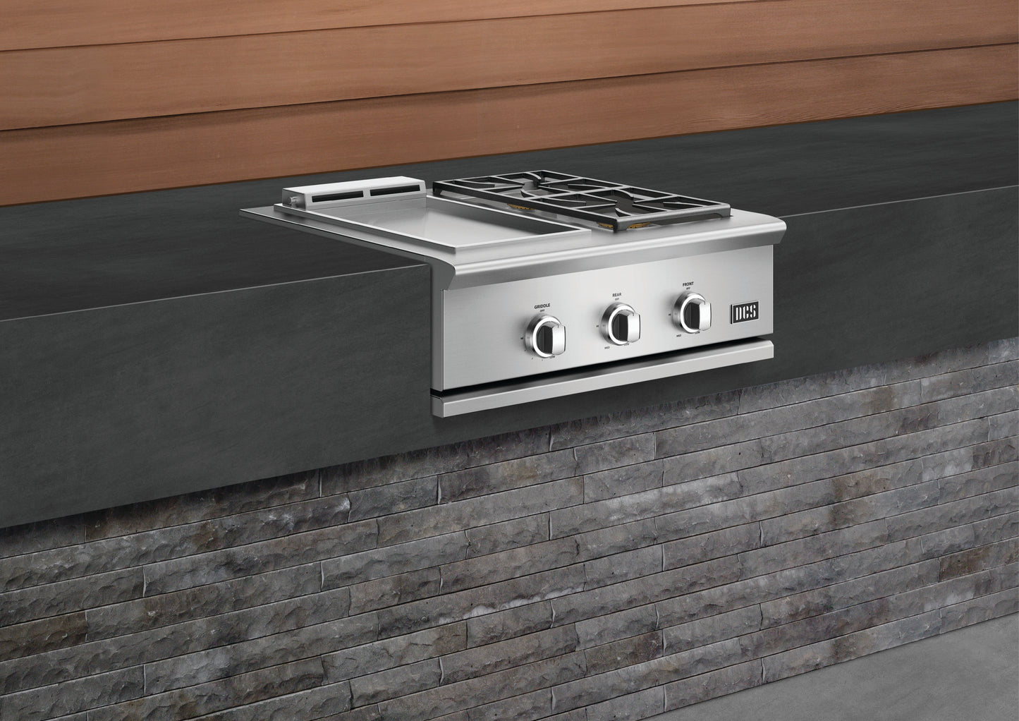 DCS Outdoor Cooking > Outdoor Kitchens > Built In > Accessory Components DCS Series 9 30" Griddle/Side Burner - Natural Gas