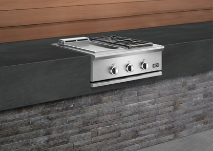DCS Outdoor Cooking > Outdoor Kitchens > Built In > Accessory Components DCS Series 9 30" Griddle/Side Burner - Natural Gas
