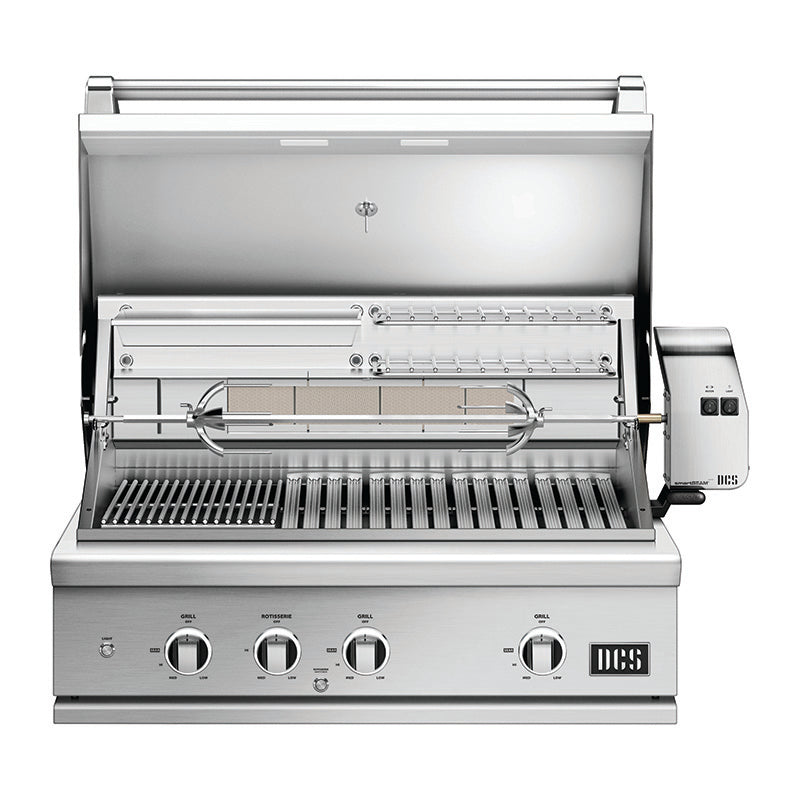 DCS Outdoor Cooking > Outdoor Kitchens > Built In > Grill Heads DCS 36" Series 9 Grill with Rotisserie and Charcoal