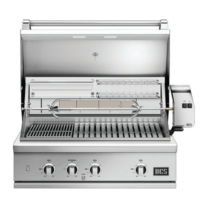 DCS Outdoor Cooking > Outdoor Kitchens > Built In > Grill Heads DCS 36" Series 9 Grill with Rotisserie and Charcoal
