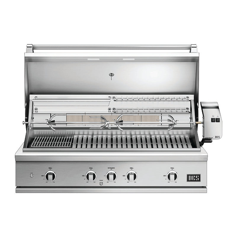 DCS Outdoor Cooking > Outdoor Kitchens > Built In > Grill Heads DCS 48" Series 9 Grill with Rotisserie and Charcoal
