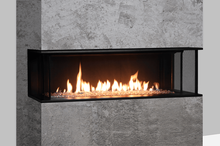Valor LX2 3Sided Linear Gas Fireplace in Calgary, Toronto Barbecues