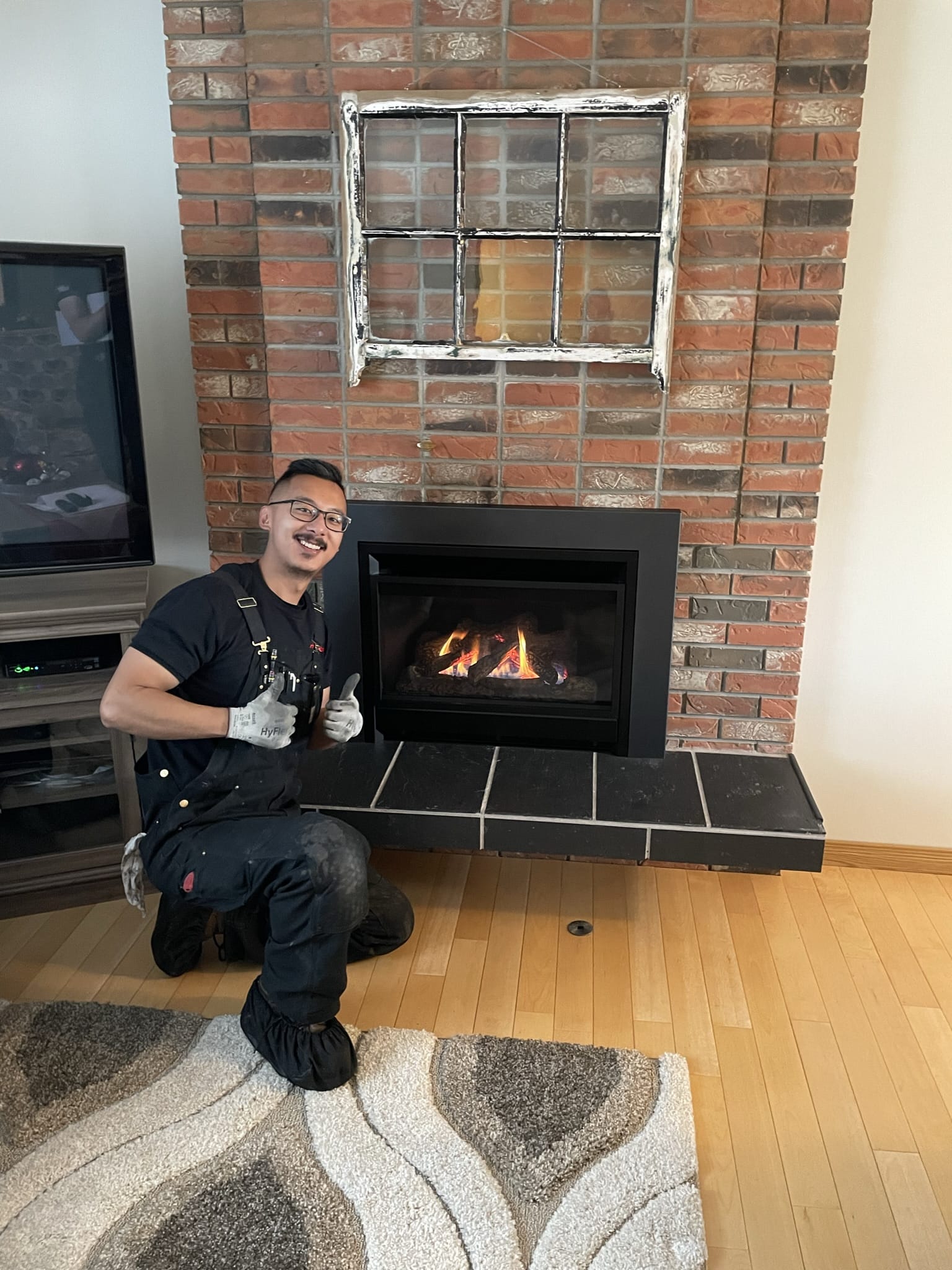 Fireplace Installer Tenzin, Apprentice Gas Fitter (Calgary, Alberta)