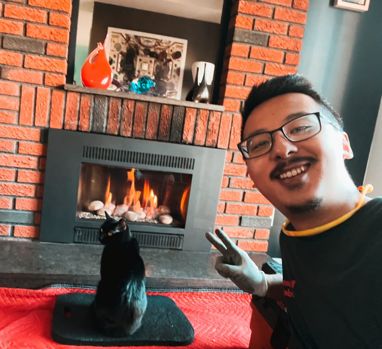 Fireplace Installer Tenzin, Apprentice Gas Fitter (Calgary, Alberta)