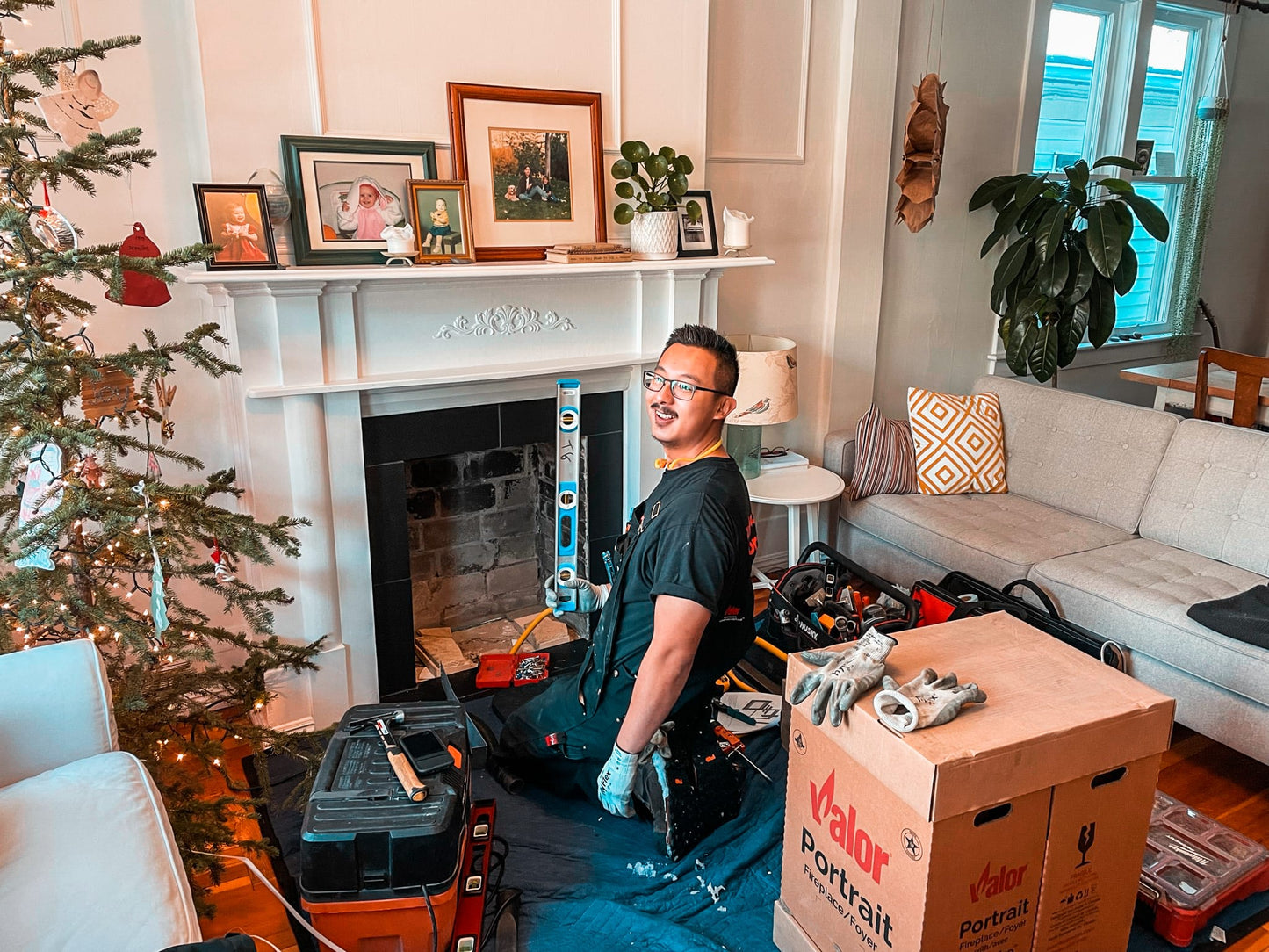 Fireplace Installer Tenzin, Apprentice Gas Fitter (Calgary, Alberta)