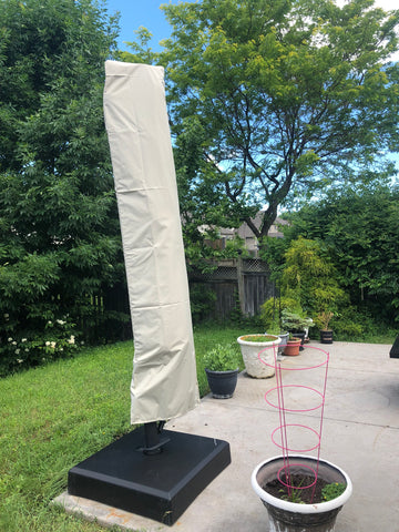 Treasure Garden Cantilever Umbrella Cover with RhinoWeave Fabric | Barbecues Galore in Toronto, Burlington, Oakville and Calgary, Alberta.