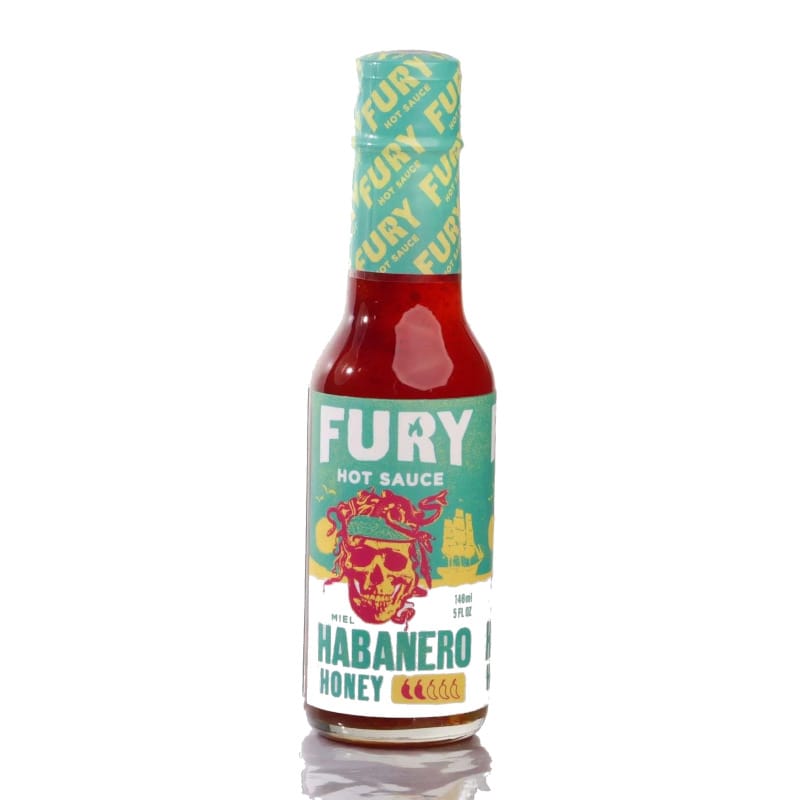 Fury Hot Sauce Barbecue Accessories > Food Prep > Sauces & Spices Fury Habanero Honey Hot Sauce - 5 oz