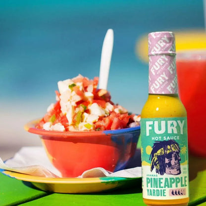 Fury Hot Sauce Barbecue Accessories > Food Prep > Sauces & Spices Fury Pineapple Yardie Hot Sauce - 5 oz