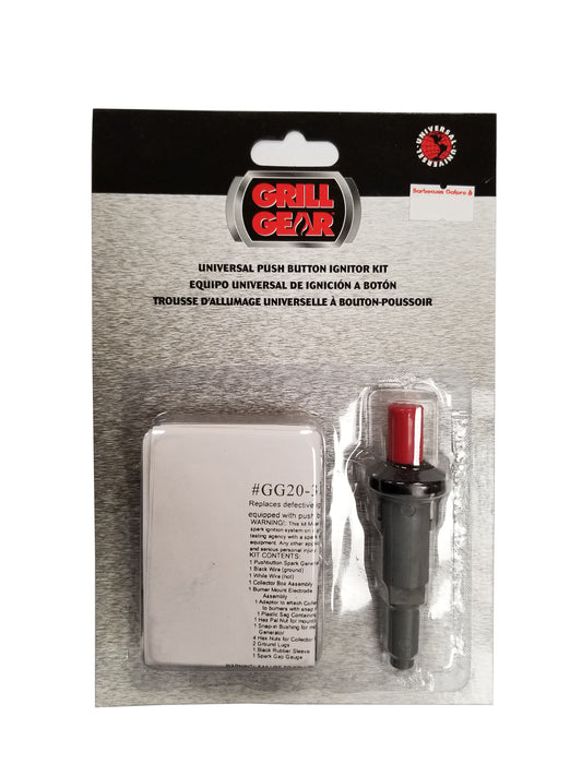 Grill Gear Barbecue Parts > Ignitors Universal Push Button Ignitor Kit
