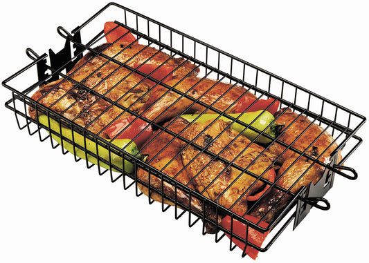 Grill Pro Barbecue Accessories > Grilling Tools > Attachments > Rotisserie Accessories Grill Pro Non-Stick Flat Spit Basket