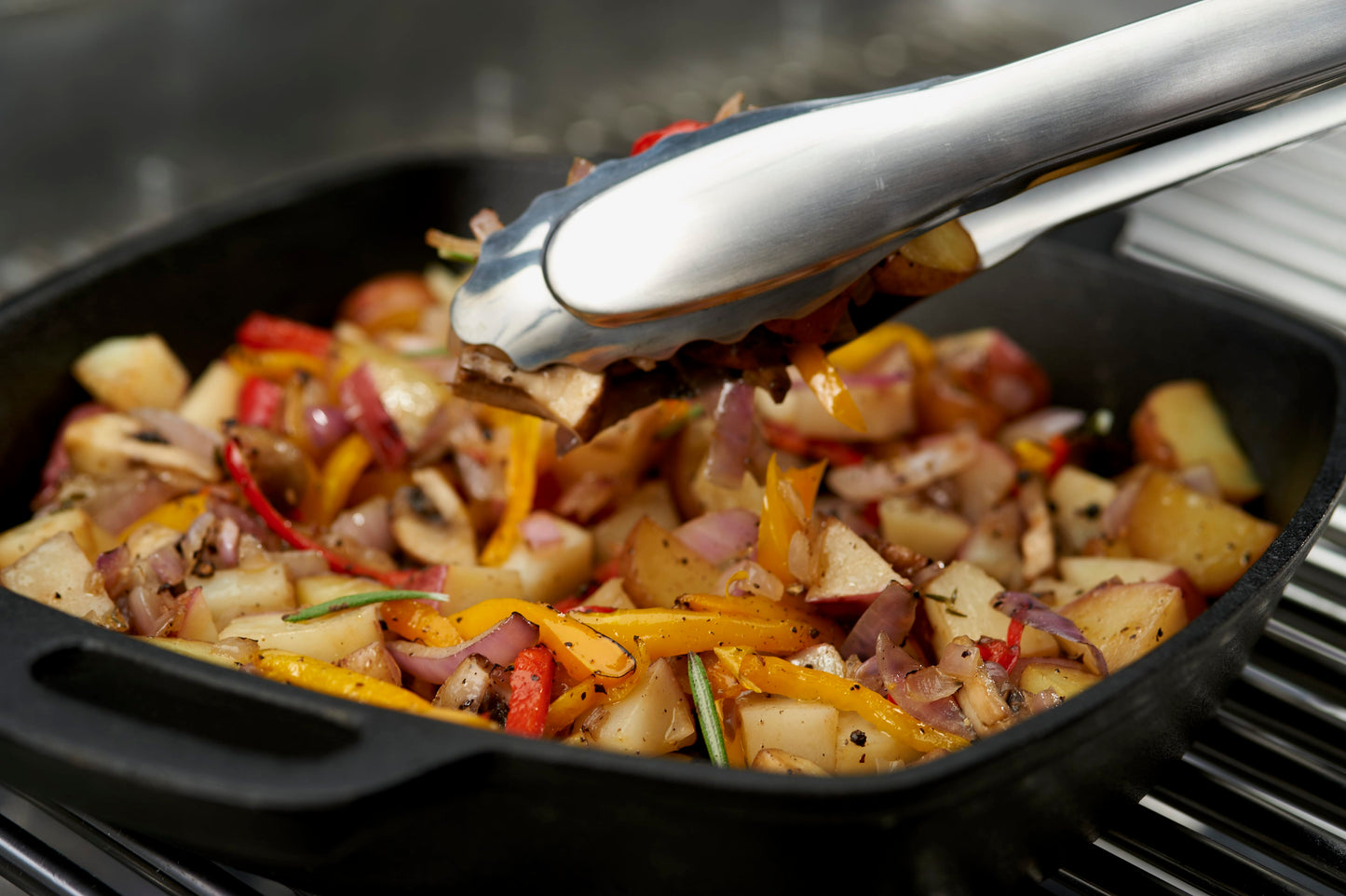 Grill Pro Barbecue Accessories > Tools and Gadgets > Pots and Pans GrillPro Cast Iron Square Pan and Skillet
