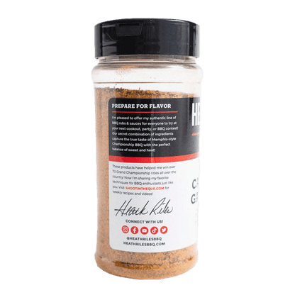 Heath Riles BBQ Barbecue Accessories > Food Prep > Sauces & Spices Heath Riles BBQ - Cajun Creole Garlic Butter Rub