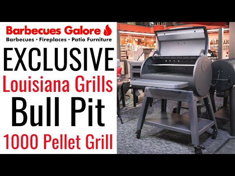 Louisiana Grills Ambiance Bull Pit 1000 Pellet Grill Video