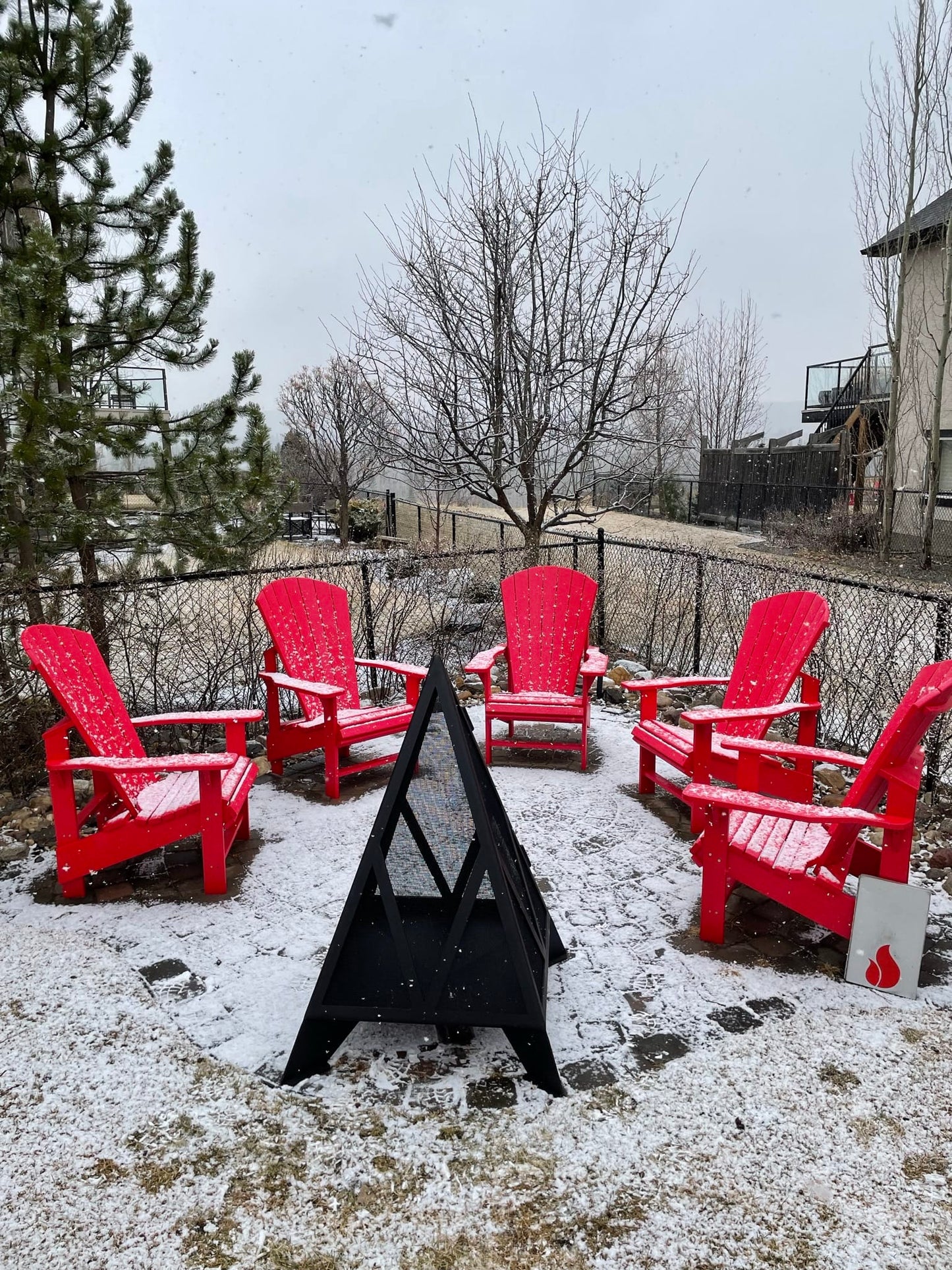 Iron Embers Outdoor Living > Firepits > Wood Firepits Iron Embers 4' Pyramid Fire Pit