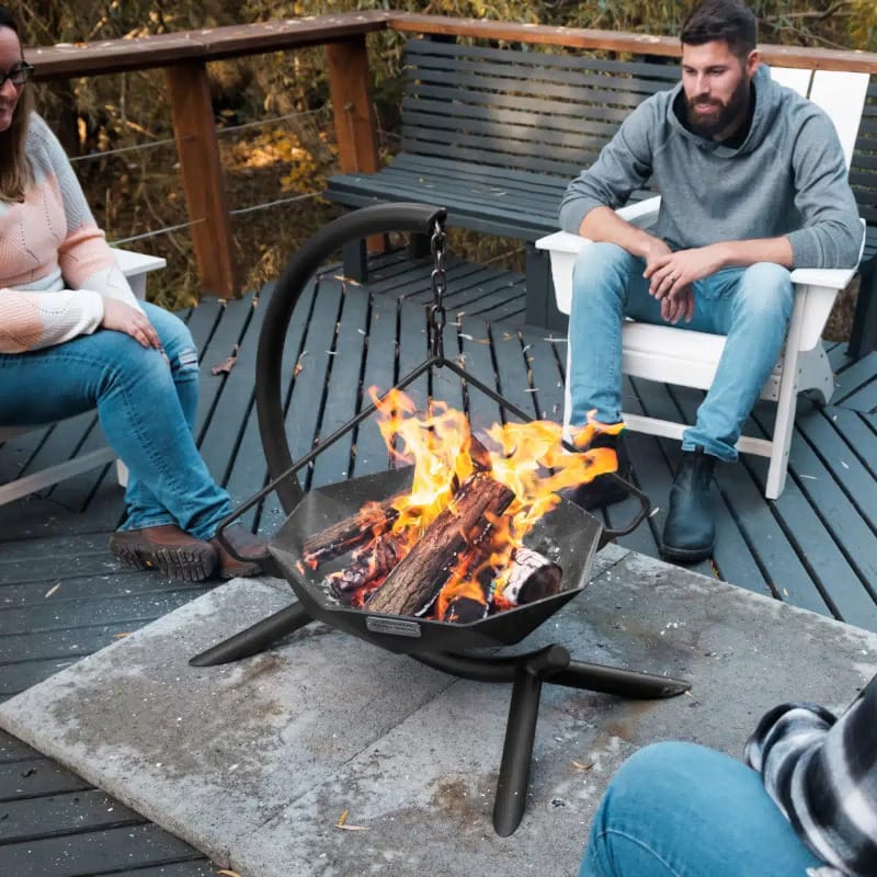 Iron Embers Outdoor Living > Firepits > Wood Firepits Iron Embers Pendant Hanging Bowl