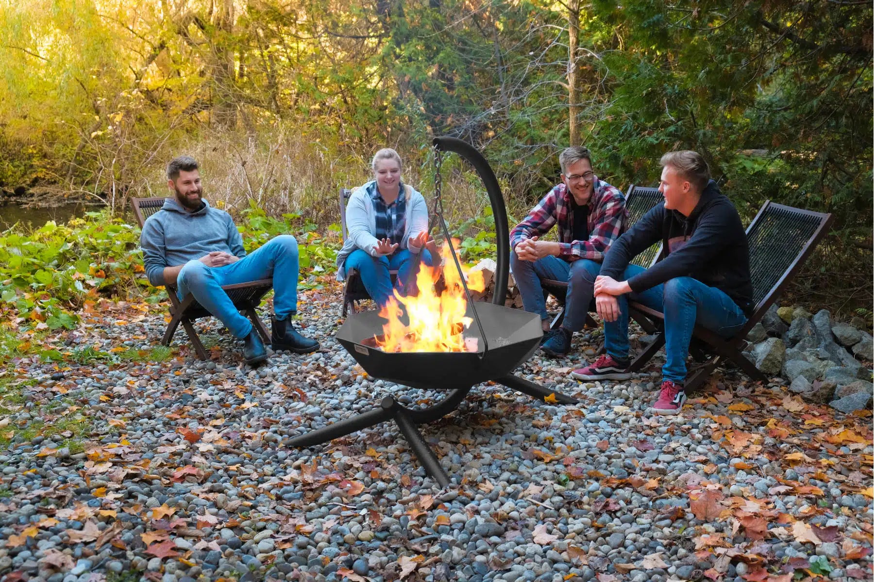 Iron Embers Outdoor Living > Firepits > Wood Firepits Iron Embers Pendant Hanging Bowl