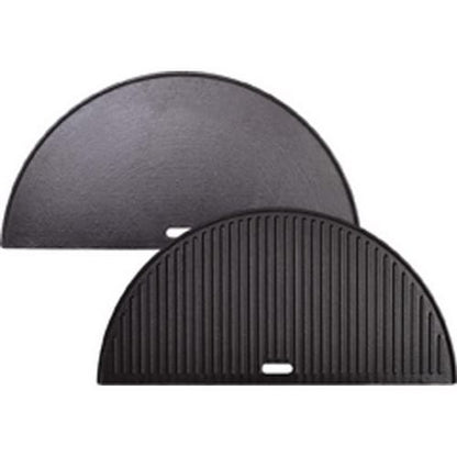 Kamado Joe Barbecue Accessories > Tools and Gadgets > Grill Toppers > Griddles Kamado Joe Half Moon Cast Iron Reversible Griddle for Classic Joe
