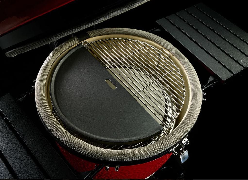 Kamado Joe Barbecue Accessories > Tools and Gadgets > Grill Toppers > Griddles Kamado Joe Half Moon Cast Iron Reversible Griddle for Classic Joe